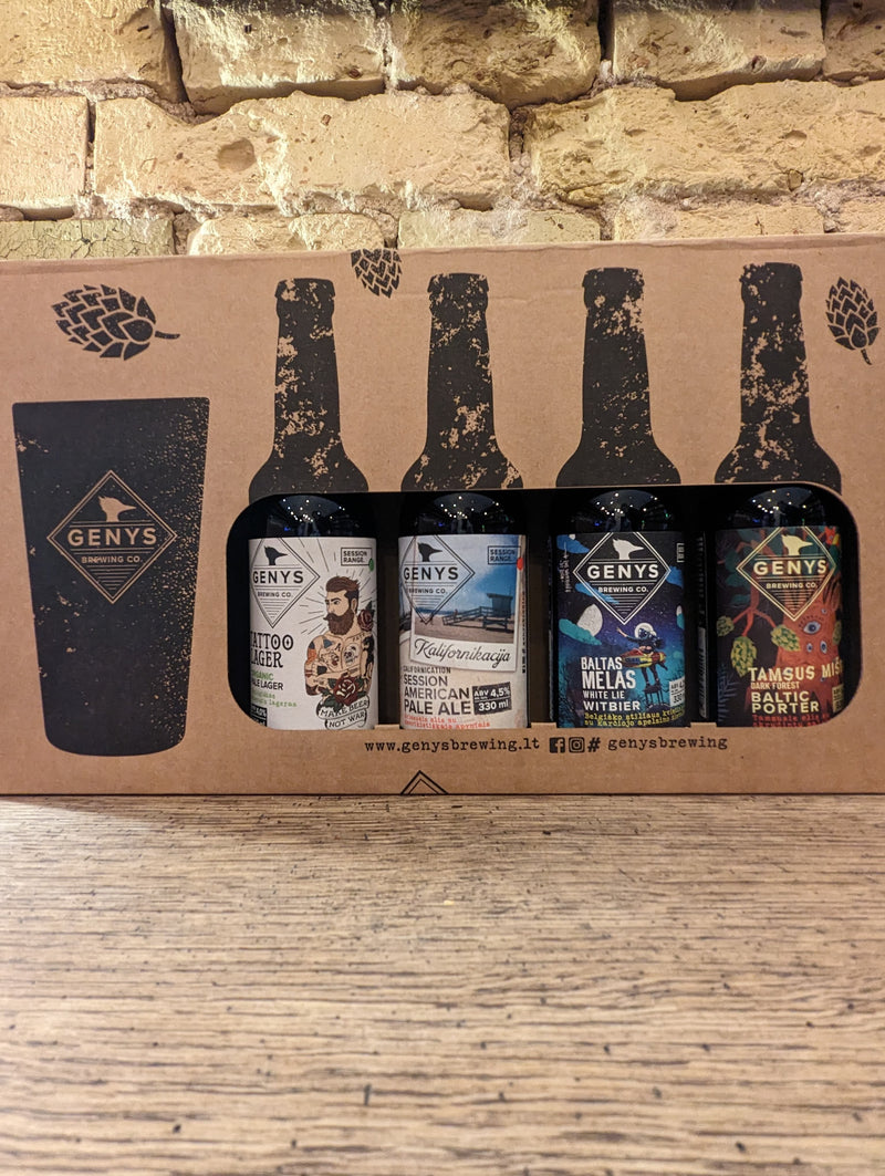 Genys Brewing Co. dovanų rinkinys (buteliukai)